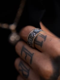 Image 5 of Silver Jewelry – HanO x Dino Oriental Collab Open Ring [Men’s]