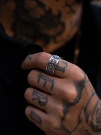 Image 4 of Silver Jewelry – HanO x Dino Oriental Collab Open Ring [Men’s]