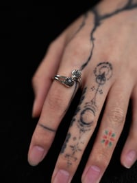 Image 4 of Silver Ring – HanO x Dino Oriental Collab (Women’s / Adjustable)