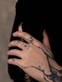 Image 2 of Silver Ring – HanO x Dino Oriental Collab (Women’s / Adjustable)