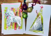 Image 2 of ***NEW***Festive Gelliprinting meets Tin Embossing on 06/12/25