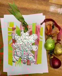 Image 4 of ***NEW***Festive Gelliprinting meets Tin Embossing on 06/12/25