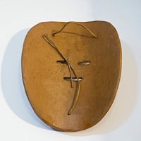 Image 9 of Grand masque mexicain vintage en terre cuite peint à la main – Années 70 - 80