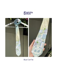 Image 1 of Blue Cat Tie