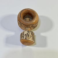 Image 2 of Ancien casse-noix rustique à vis en bois vintage des années 50 - 60 - 