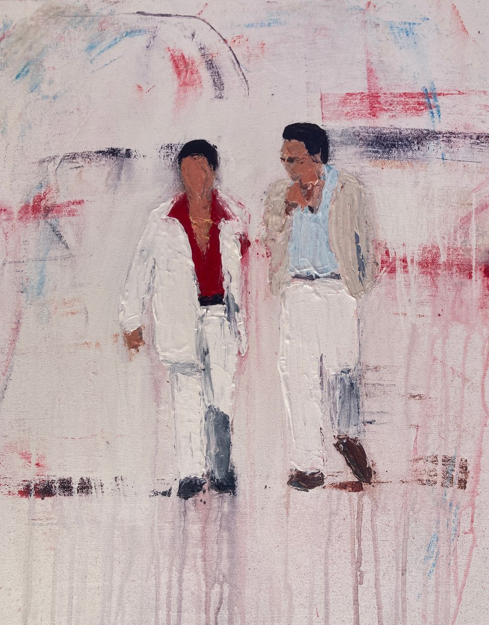 Image of Tony and Sosa (original on canvas)