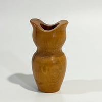 Image 6 of Hibou ou chouette porte piques à cocktail en bois d'olivier - brochettes apéro années 60