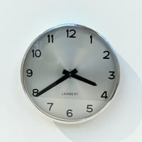 Image 1 of Horloge murale vintage d'atelier LAMBERT industrielle 25cm 