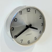 Image 4 of Horloge murale vintage d'atelier LAMBERT industrielle 25cm 