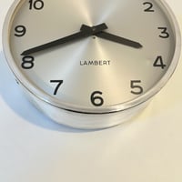 Image 5 of Horloge murale vintage d'atelier LAMBERT industrielle 25cm 