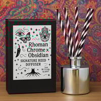 R’homan: Chrome × Obsidian Signature Reed Diffuser