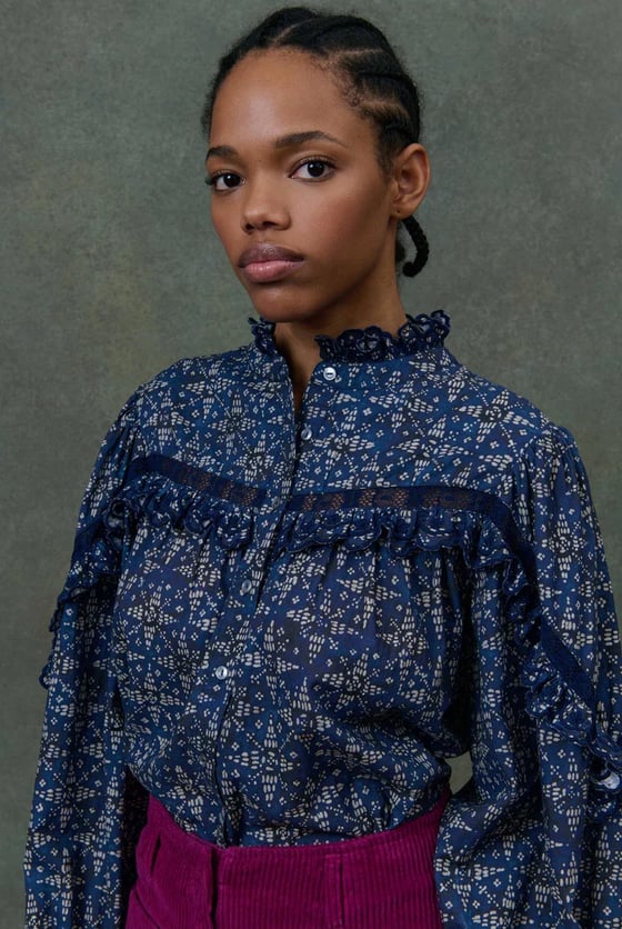 Image of Camisa  Noelianne estampada de Louise Misha