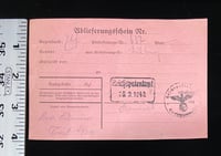 Image 4 of WW2 (Nazi Germany) Circulated Post Office Return Receipt