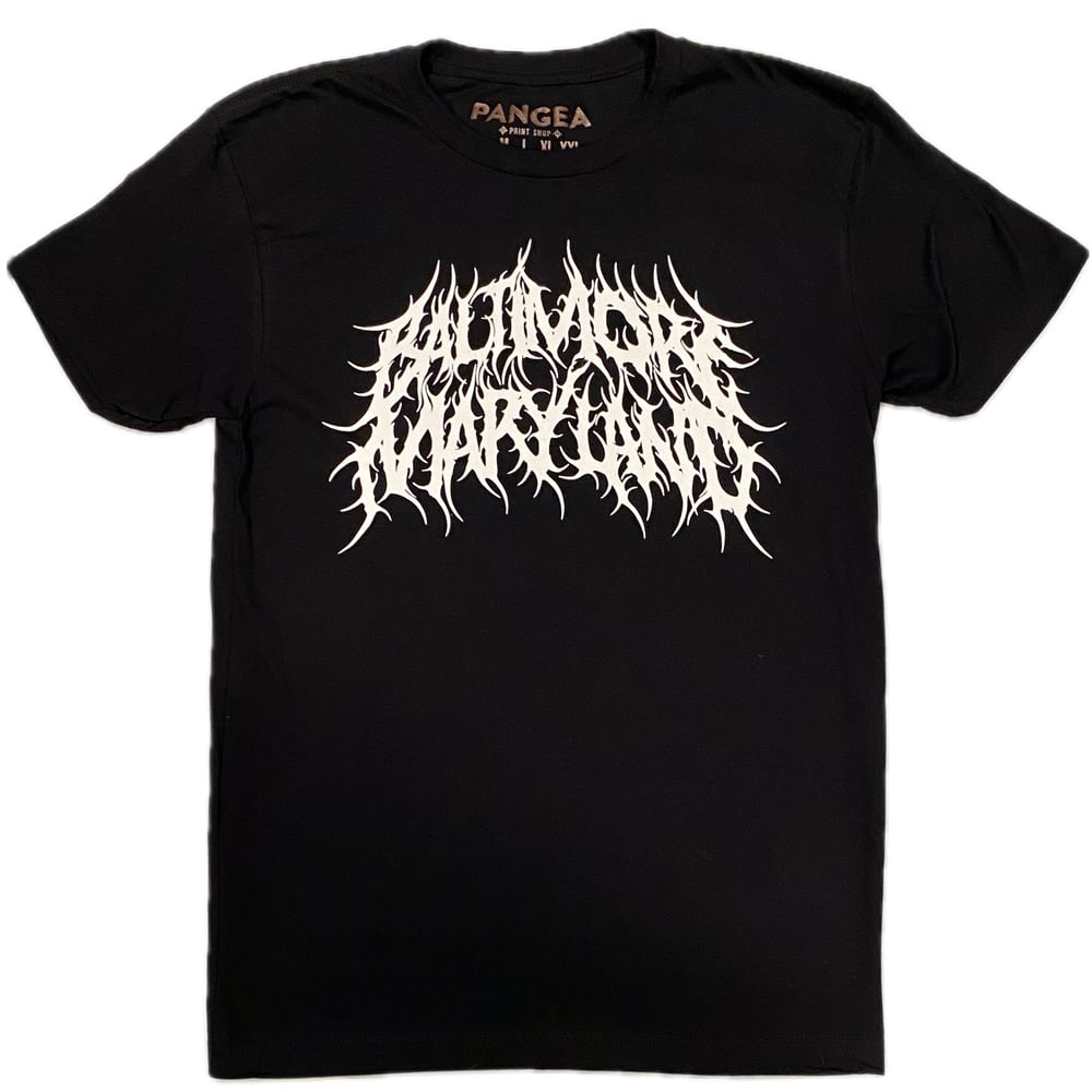 Image of Baltimore Death Metal Shirt Black (free shipping)