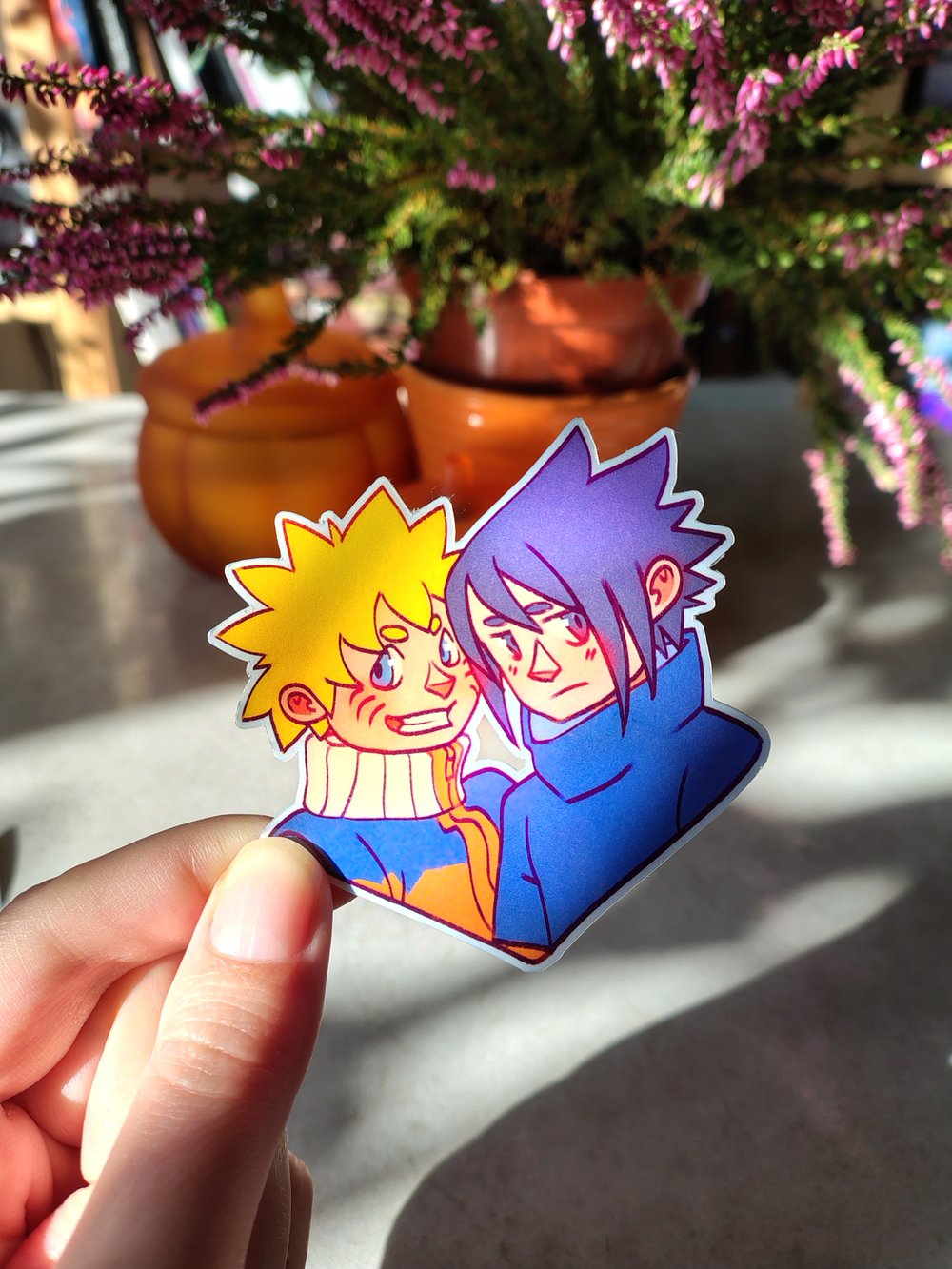 Image of sasunaru best friends sticker