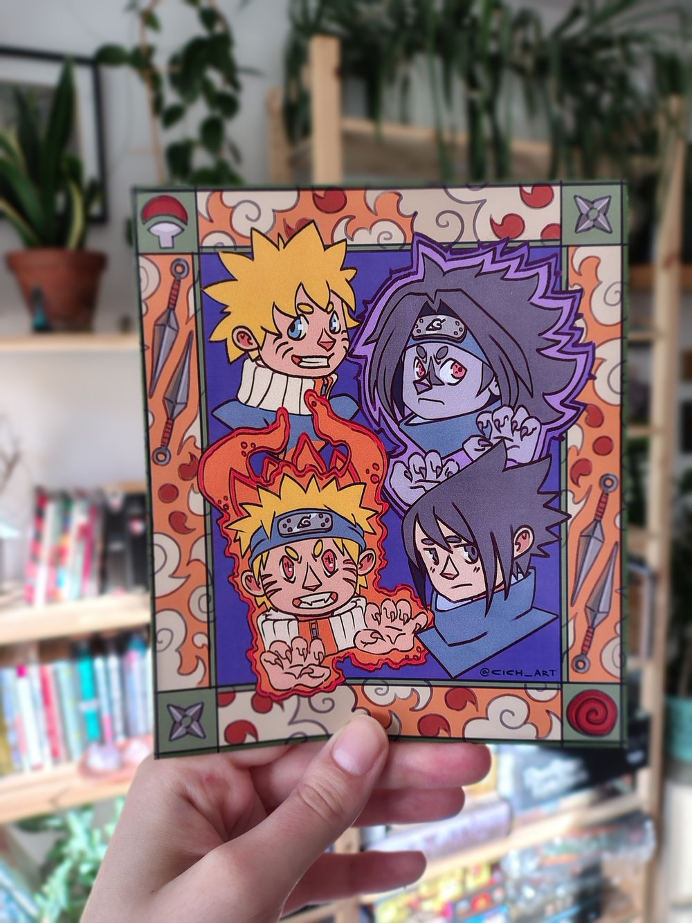 Image of Sasunaru print 