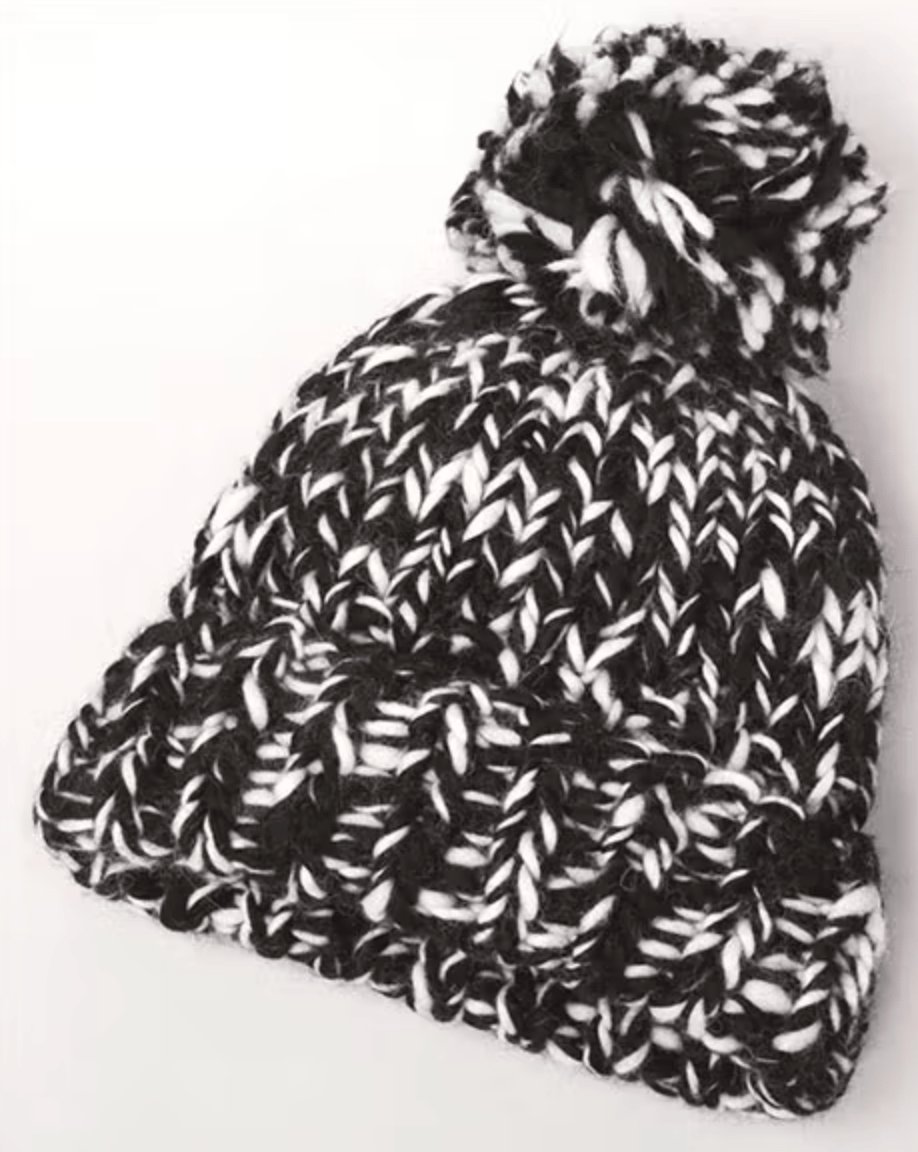 Image of Japanese Hand-knit Pom Pom Hats