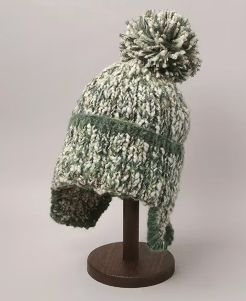 Image of Japanese Hand-knit Pom Pom Hats
