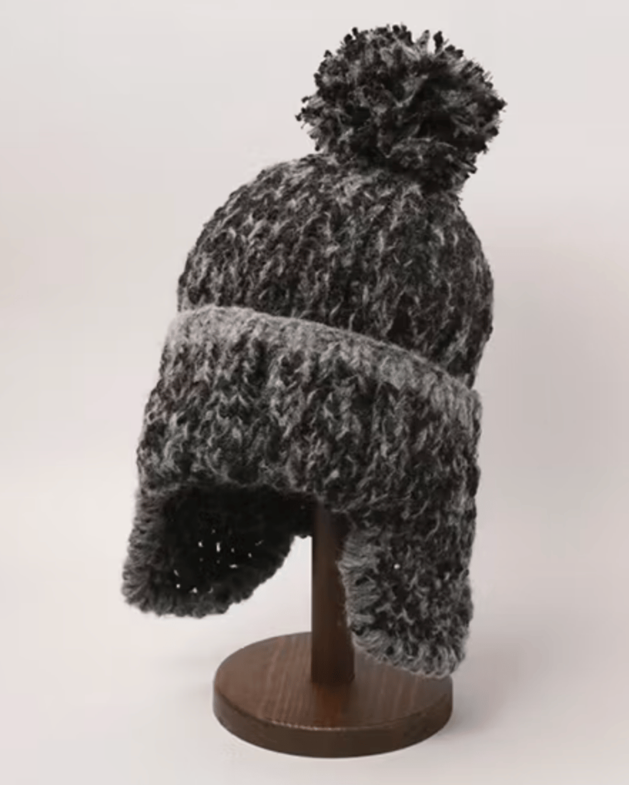 Image of Japanese Hand-knit Pom Pom Hats