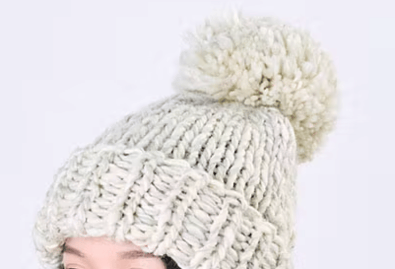 Image of Japanese Hand-knit Pom Pom Hats