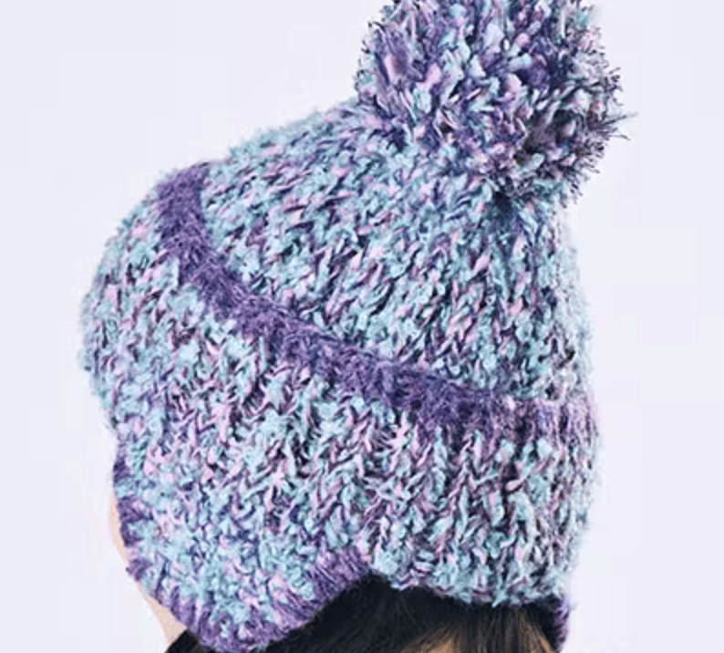 Image of Japanese Hand-knit Pom Pom Hats