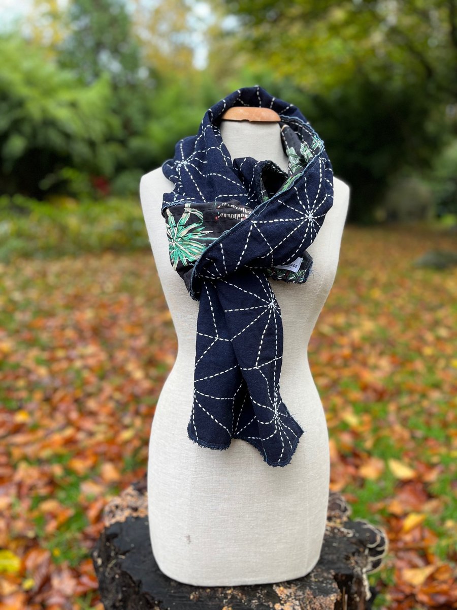 Image of Schal Sashiko Stitching 