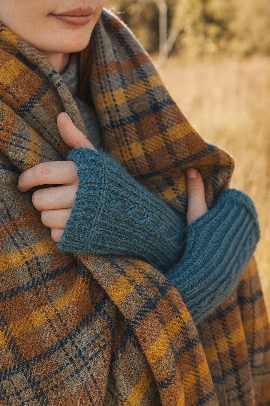 Image of Izzy Lane Wensleydale Wrist Warmers