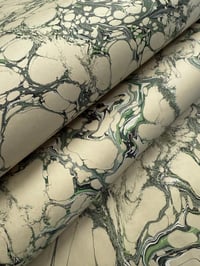 Image 1 of Hand Marbled 'Marble Veins' hand marbled papers // 3 sheets available 