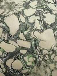 Image 2 of Hand Marbled 'Marble Veins' hand marbled papers // 3 sheets available 