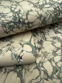 Image 5 of Hand Marbled 'Marble Veins' hand marbled papers // 3 sheets available 