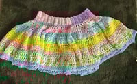 Image 1 of Sweetshop Cotton Crochet Ruffle Skirt