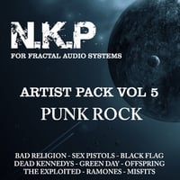 N.K.P - Artist Pack Vol. 5 Punk Rock  - FOR AXE FX3/FM9/FM3