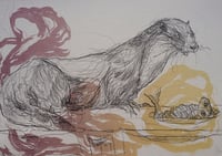 Image 4 of 'Otter' Wind in The Willows Stone Lithograph Edition