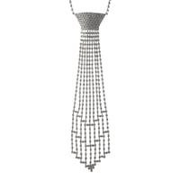 Image 1 of Bling Necktie Necklace 