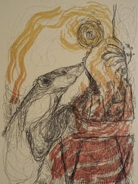 Image 4 of 'Badger' Wind in The Willows Stone Lithograph Edition