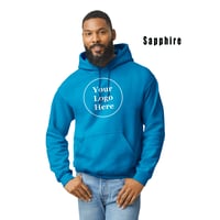 Image 4 of Logo Unisex Heavy Blend™ 50/50 Hoodie - G185