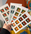 31 days of merry & bright holiday cards (sets of 31 cards & envelopes with optional sticker seals)