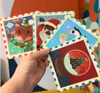 31 days of merry & bright holiday cards (sets of 31 cards & envelopes with optional sticker seals)