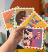 31 days of merry & bright holiday cards (sets of 31 cards & envelopes with optional sticker seals)