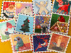 31 days of merry & bright holiday cards (sets of 31 cards & envelopes with optional sticker seals)