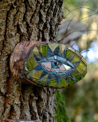 Image 1 of Birch Eye (Green & Gold)