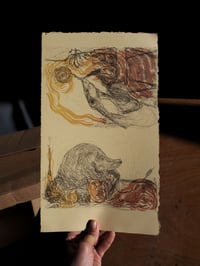 Image 2 of 'Badger' Wind in The Willows Stone Lithograph Edition