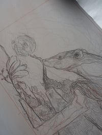 Image 3 of 'Badger' Wind in The Willows Stone Lithograph Edition