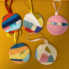 Improv Quilted ornaments (lot to choose from!)