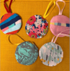 Improv Quilted ornaments (lot to choose from!)
