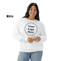 Image 4 of Unisex Lighweight Cotton Crewneck Sweatshirt - 1466CC