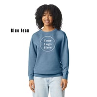 Image 5 of Unisex Lighweight Cotton Crewneck Sweatshirt - 1466CC