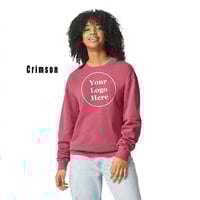 Image 6 of Unisex Lighweight Cotton Crewneck Sweatshirt - 1466CC