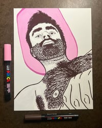 Image 1 of Pink Cowboy Hat