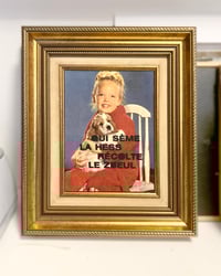 Image 2 of Tableau  encadreé QUI SÈME LA HESS…